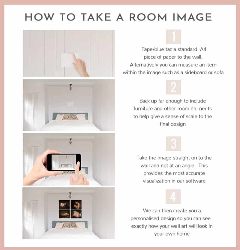 wall art photo instructions